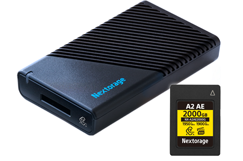 カードリーダーNX-SA1PRO&CFexpress Type Aメモリーカード NX-A2AE_画像
